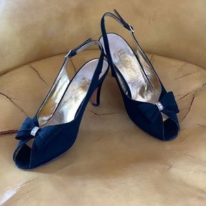 Salvatore Ferragamo Silk Slingbacks